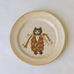 desert plate - owl