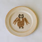 desert plate - owl