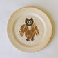 desert plate - owl